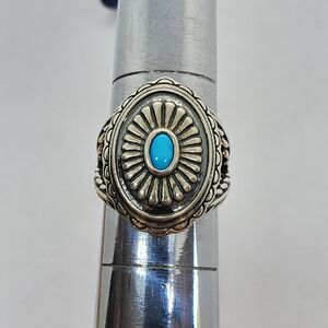 Vintage Carolyn Pollock Sterling Silver Relios Oxidized Ring Size 9 925